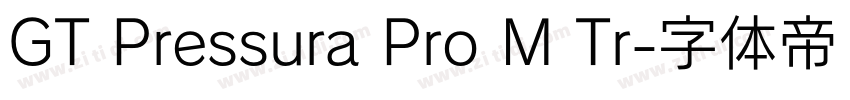 GT Pressura Pro M Tr字体转换